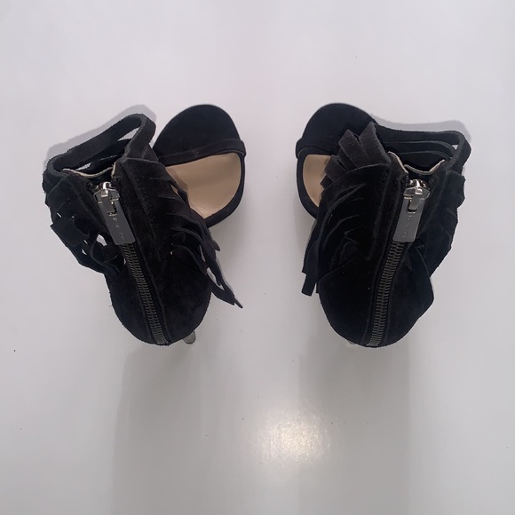 Michael Kors | Daphne Fringe Suede Heels - Picture 9 of 15